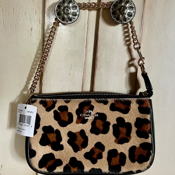Coach Handbags - NEW COACH HAIRCALF OCELOT LEOPARD PURSE